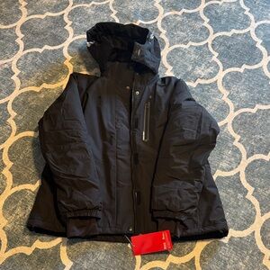 Camel Crown Women’s Ski Jacket with removable hood, XL NWT